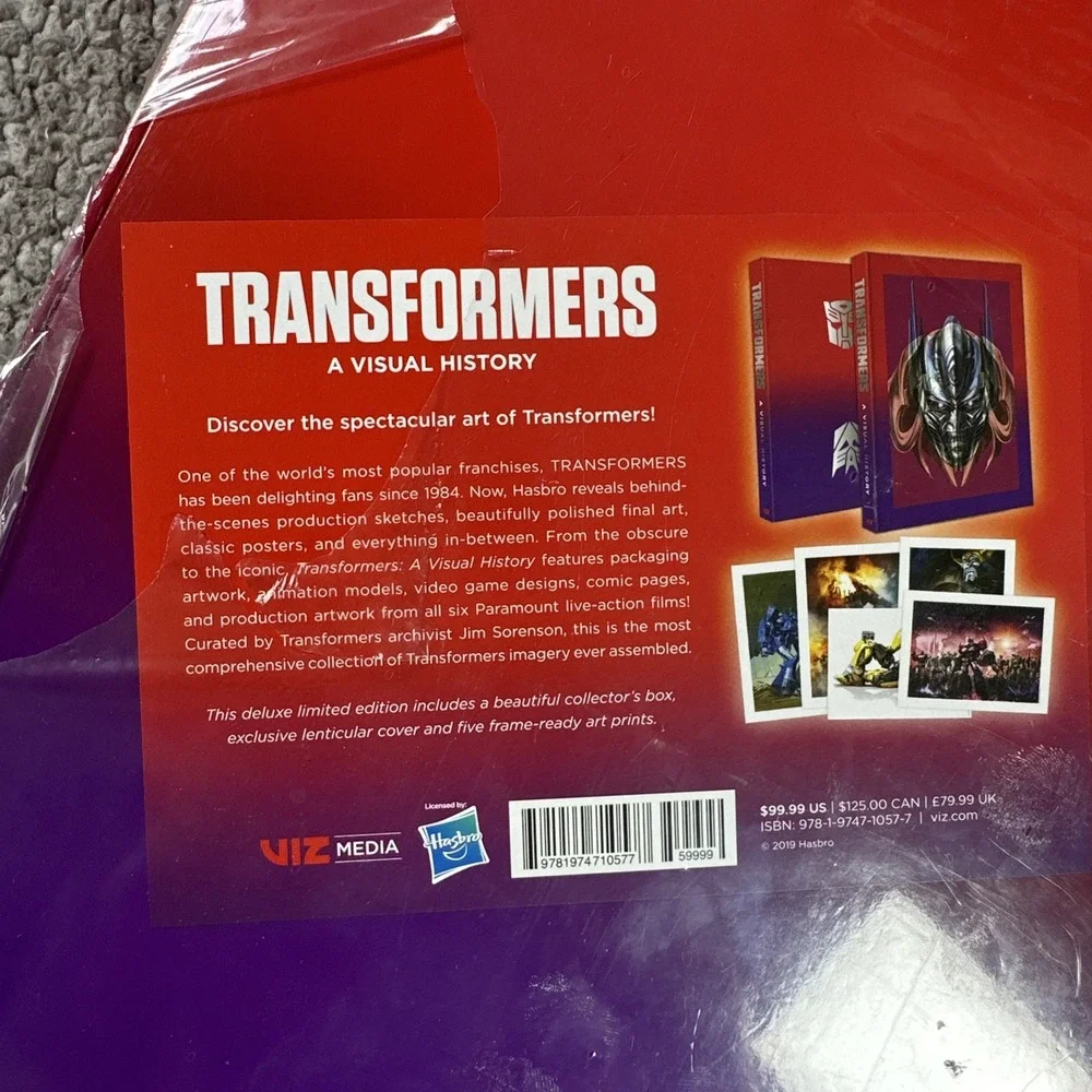 Transformers: A Visual History (Limited Edition), Sorenson, Jim 2019 Hasbro - Picture 4 of 6